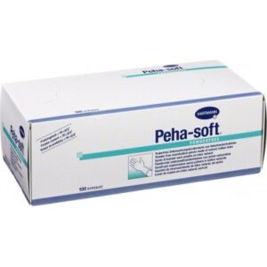 Γάντια λατεξ Χωρίς Πούδρα Hartmann Peha- soft 100τμχ